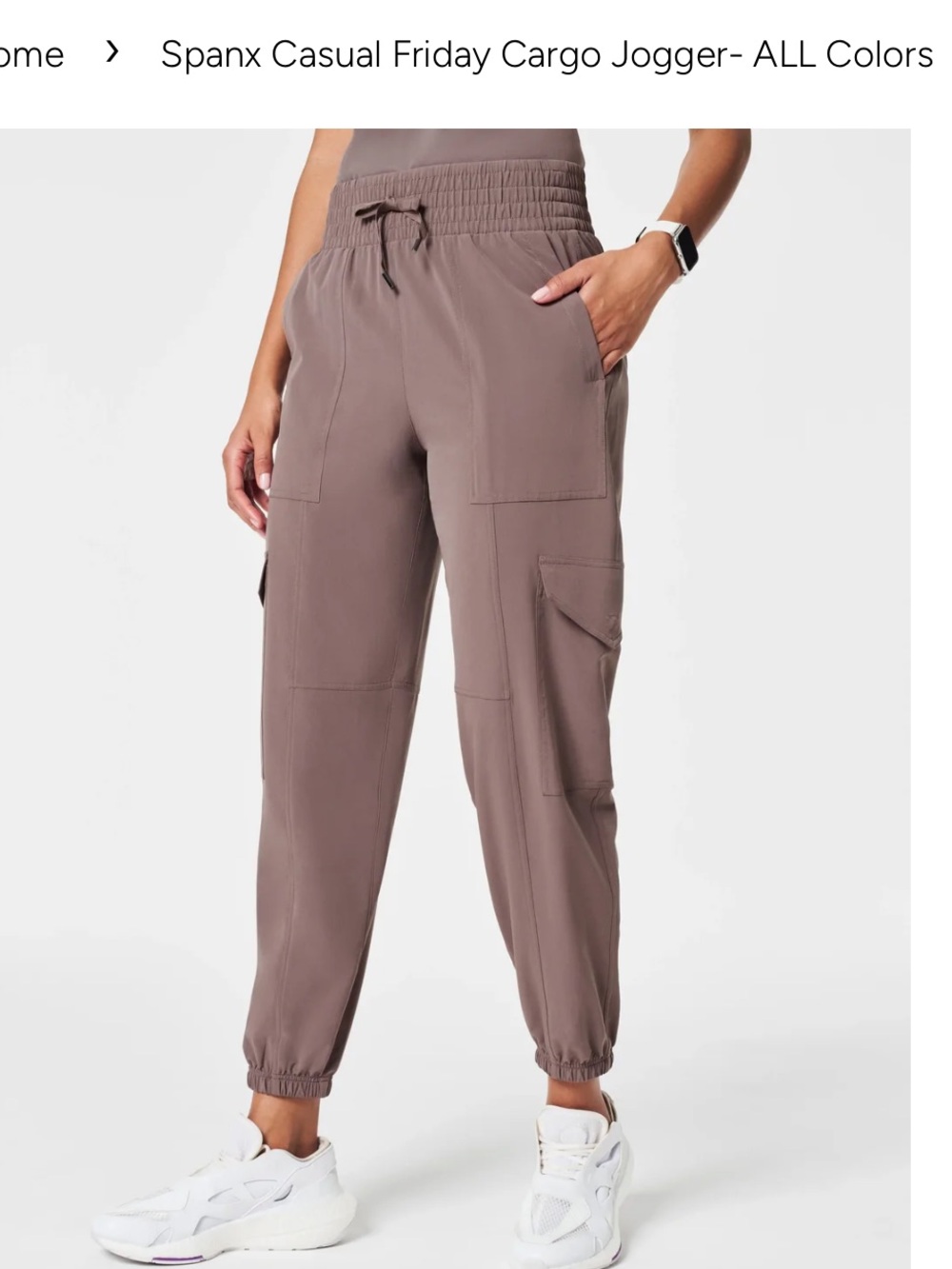 Spanx cargo joggers